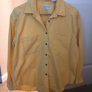 Lands End Yellow Denim